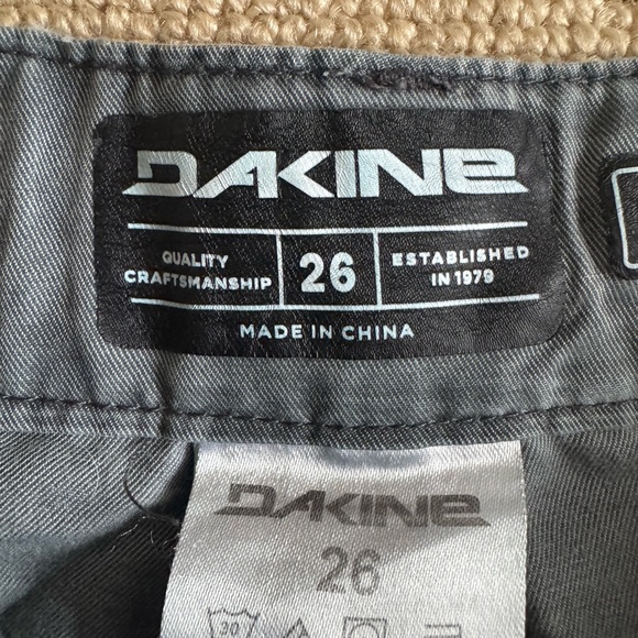 Dakine Stretch Cotton Shorts Surf Skate Streetwear Casual Outdoor Gray Size 26 - Picture 4 of 9